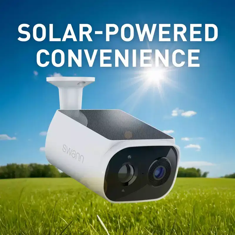 Swann EVO Outdoor Cam with Integrated Solar Panel