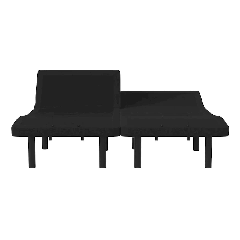 Anti-skid Upholstered Adjustable Bed Base with Wireless Remote