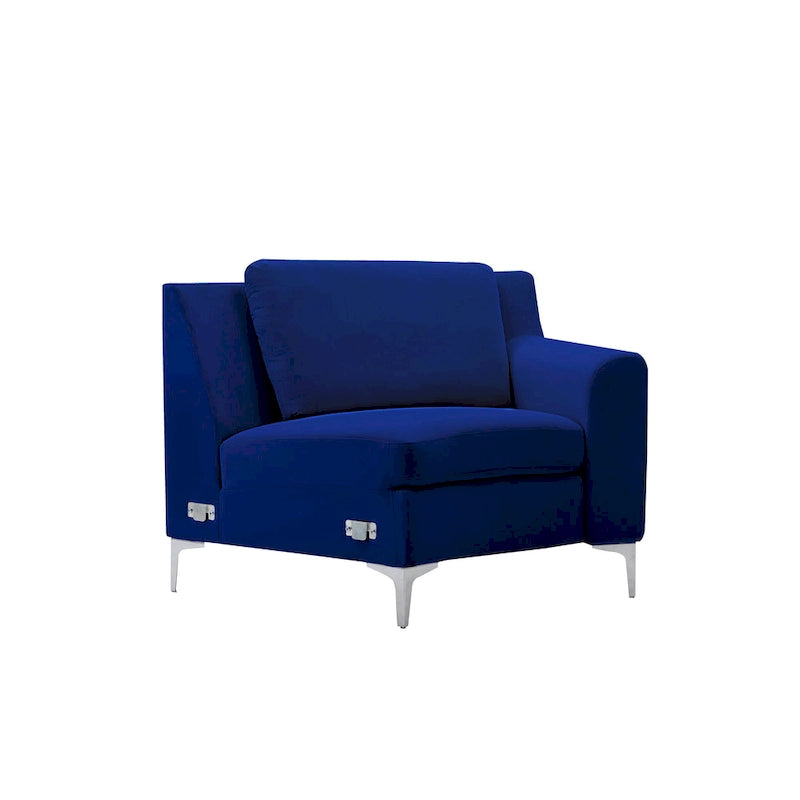136  Velvet Semicircle couch Modular Curve Sectional Sofa