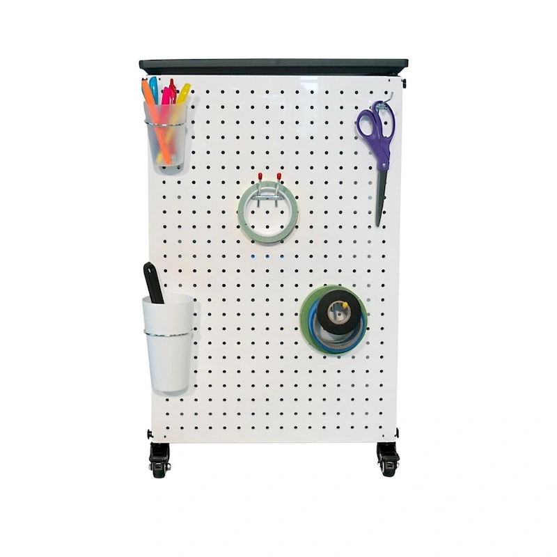 Modular Classroom Storage Cabinet - 2 side-by-side modules with 6 large bins - N/A