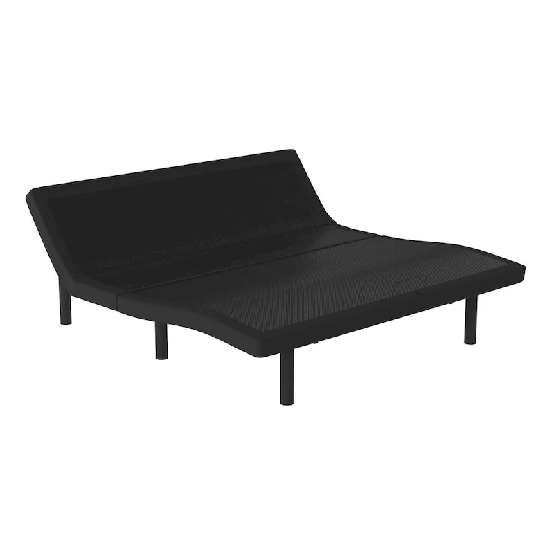 Anti-skid Upholstered Adjustable Bed Base with Wireless Remote