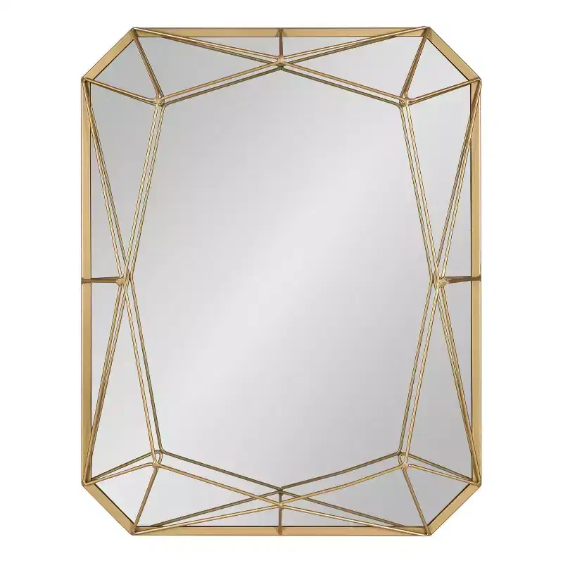 22 x 28 Keyleigh Rectangle Metal Accent Wall Mirror - Kate and Laurel