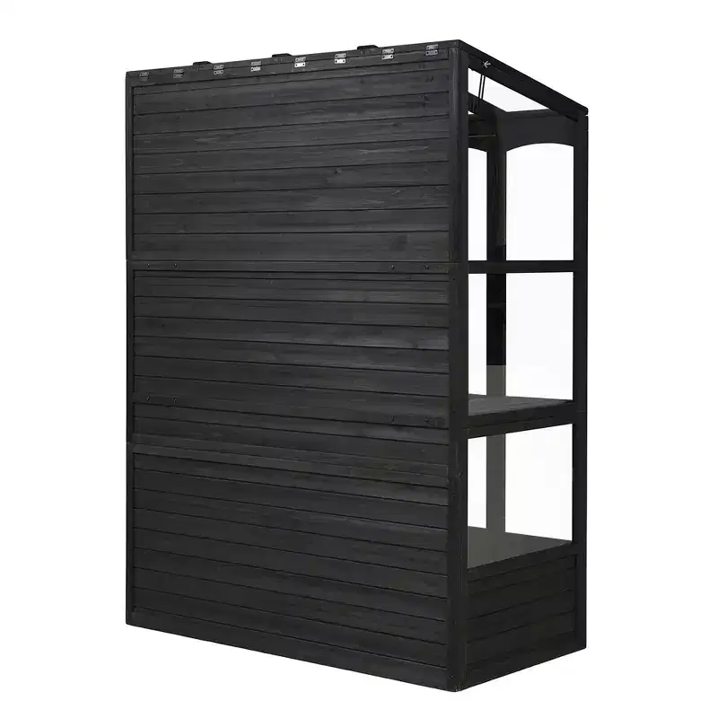 Whisen 78 Greenhouse with 4 Skylights & 2 Folding Shelves