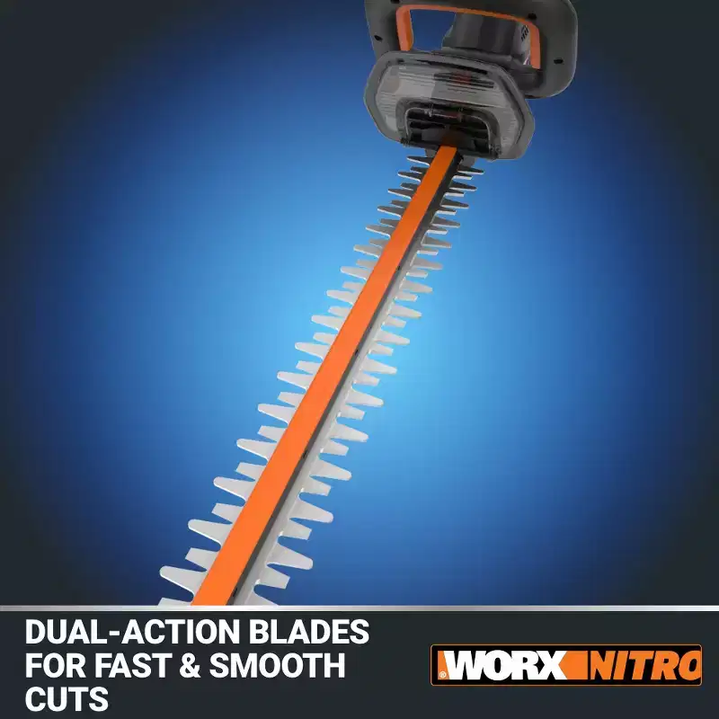 Worx Nitro WG263.9 20V Brushless 22 Cordless Hedge Trimmer (TOOL ONLY)