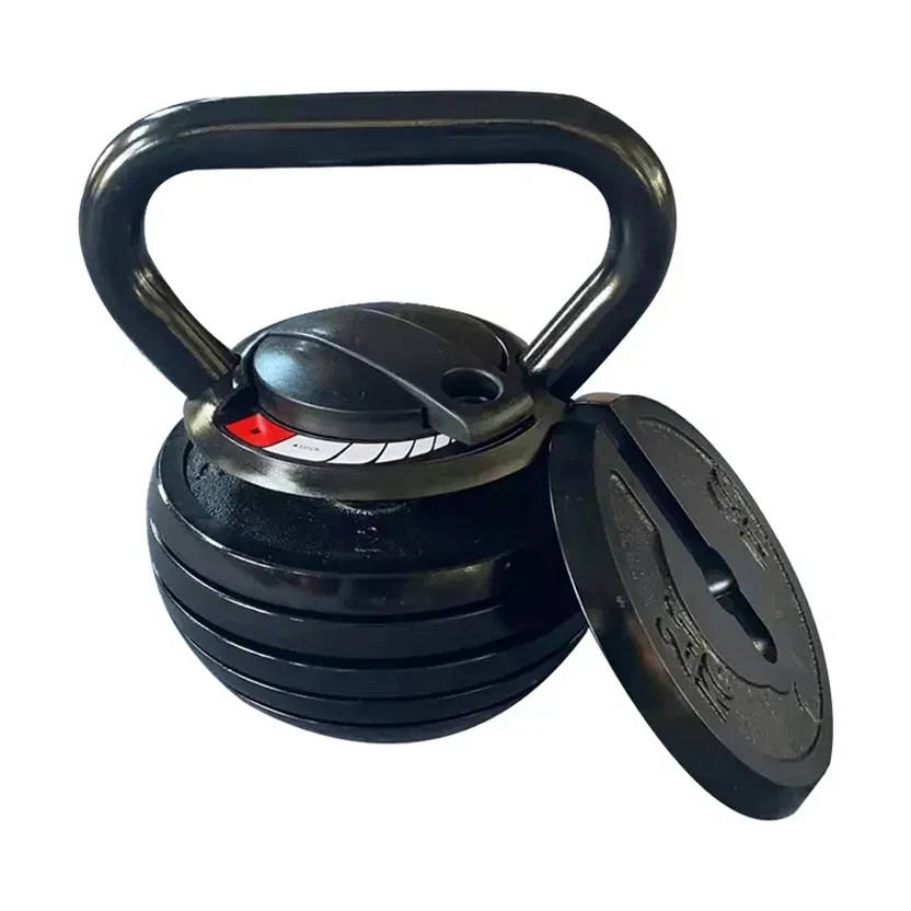7 in 1 Adjustable Kettlebell Weight Set ¨C 3.4kg to 18kg, Quick Lock System, Ergonomic Handle, Compact Strength Training Gear for Home Gym Workouts