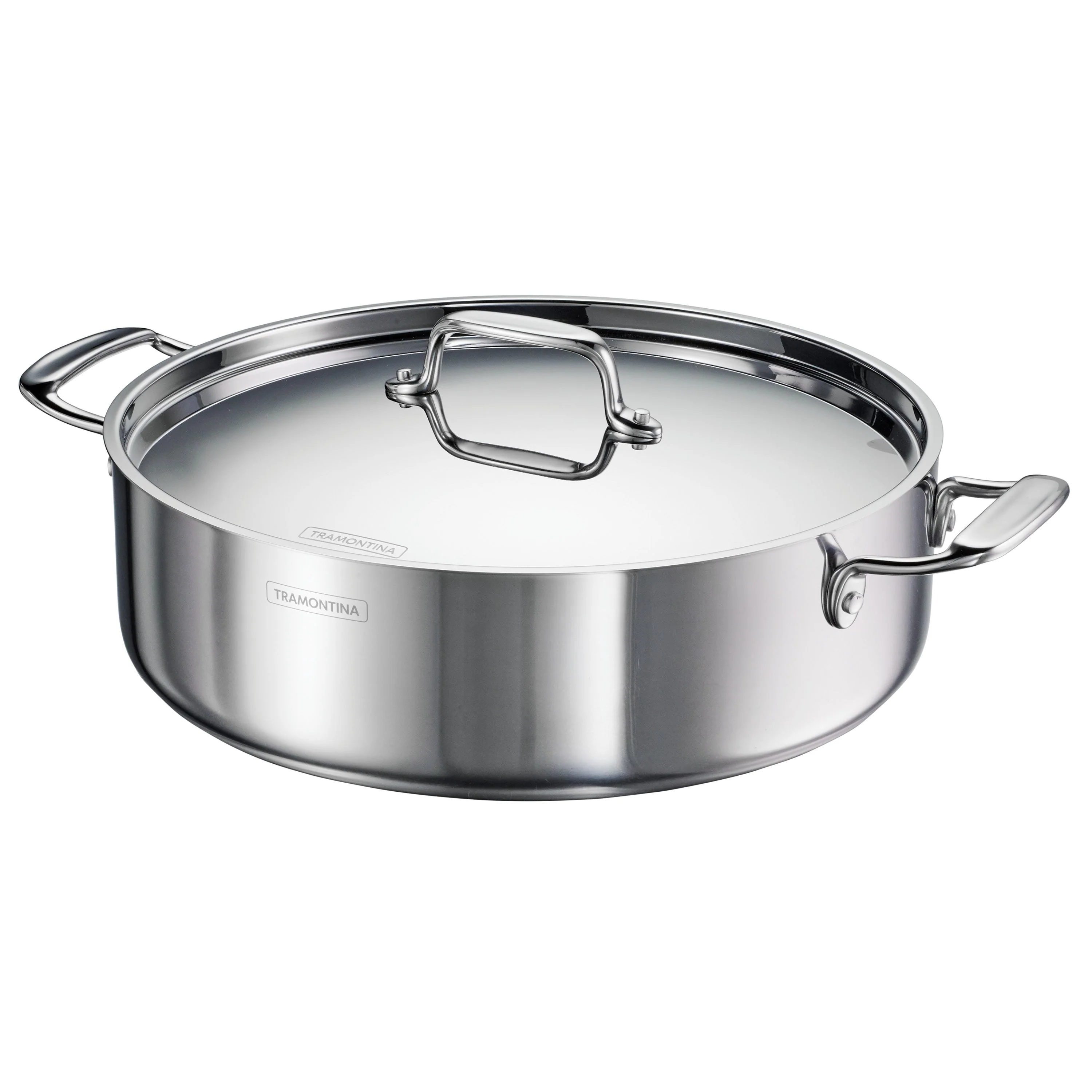 Tri-Ply Clad Covered Casserole with Ceramic Interior