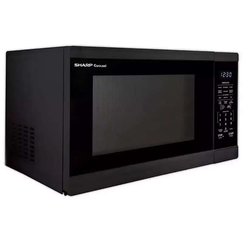 Sharp SMC1461HB 1.4 Cu. Ft. Black Countertop Microwave Oven