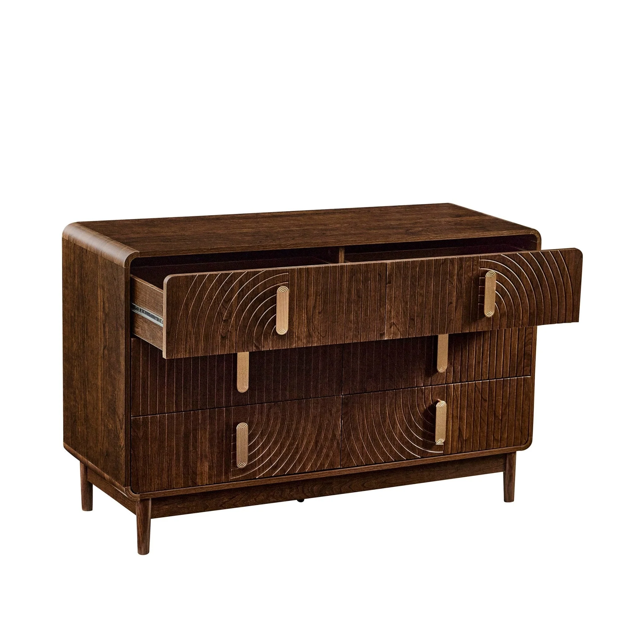 6 Drawer Chest - Walnut