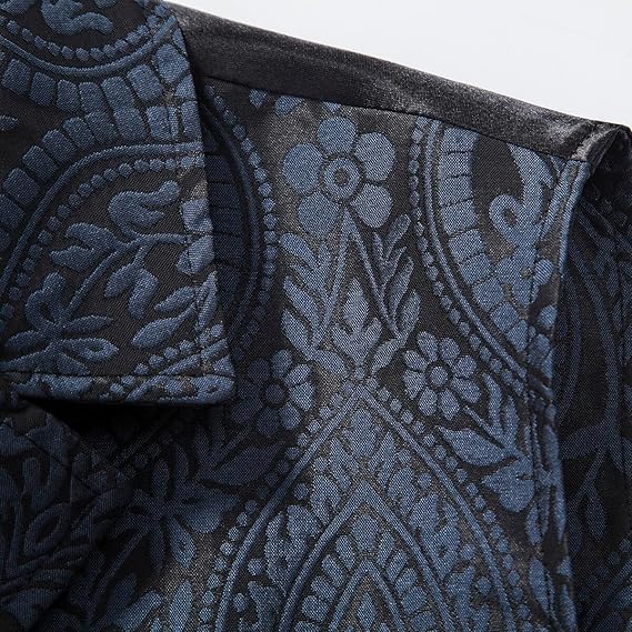 Men's Gothic Steampunk Suit Vest �C Western Waistcoat with Paisley Print