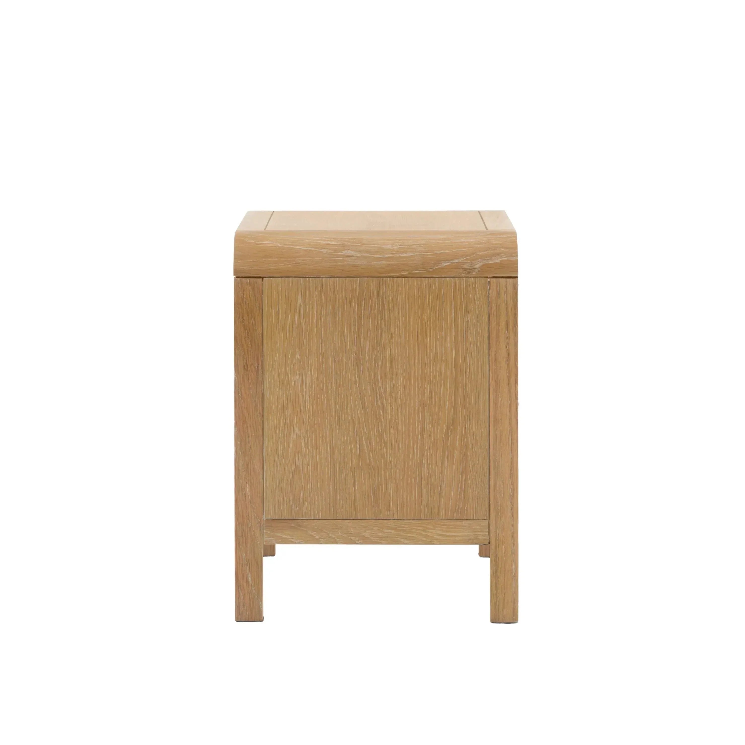 Natural Rattan 1 Drawer Bedside Table