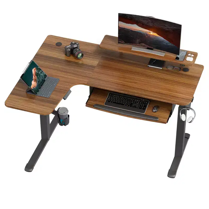 EUREKA ERGONOMIC 60x23 L Shaped Standing Desk with Accessories Set