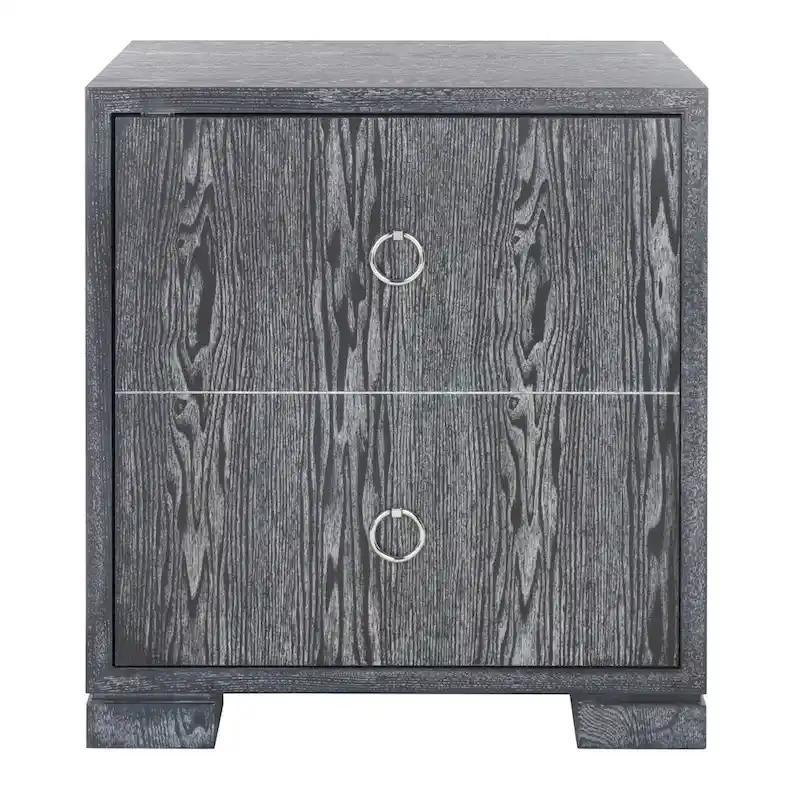 White and Gold Lacquer Chest - 24 W x 18 D x 26 H