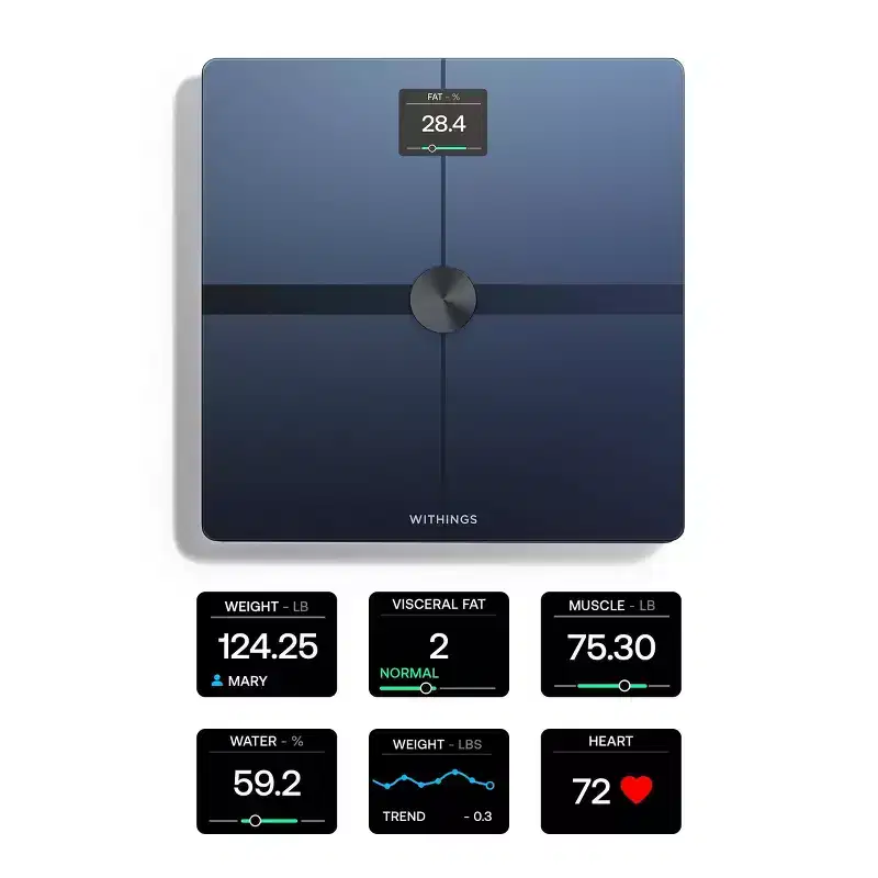 Body Smart Advanced Body Composition Smart Wi-Fi Scale - Black