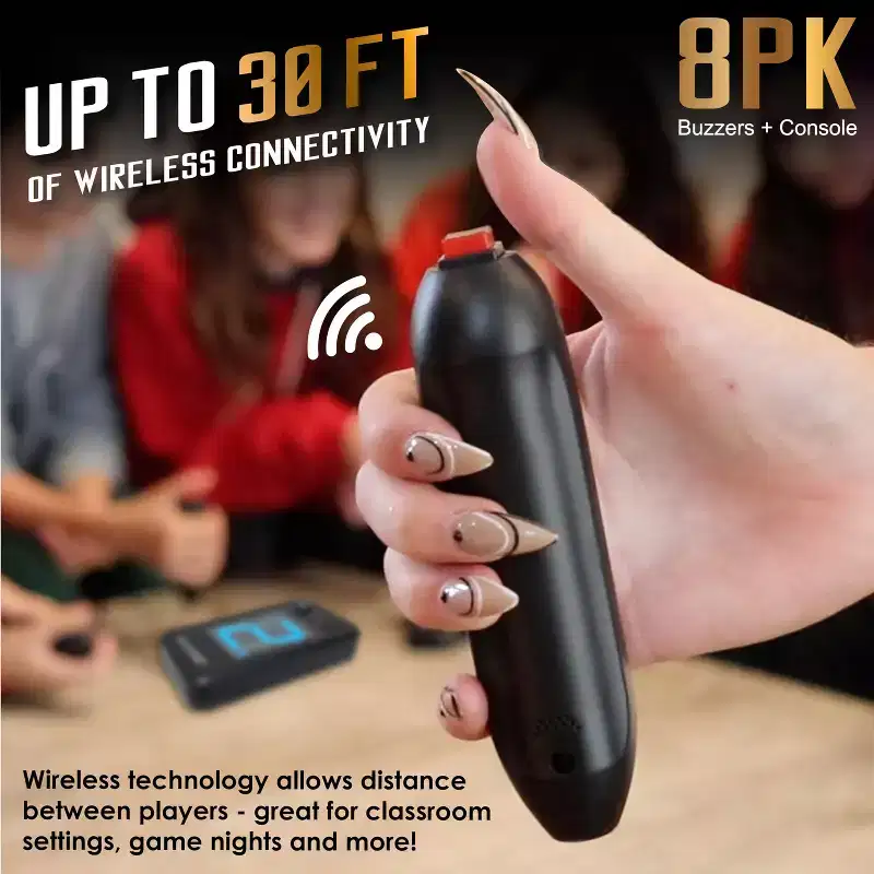 Digital Energy Wireless Handheld Buzzer Game System Console, Size: 8 Pack