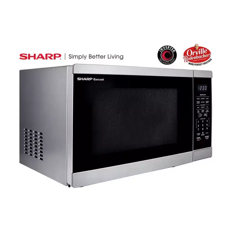 Sharp SMC1464HS 1.4 Cu. Ft. Stainless Steel Countertop Microwave