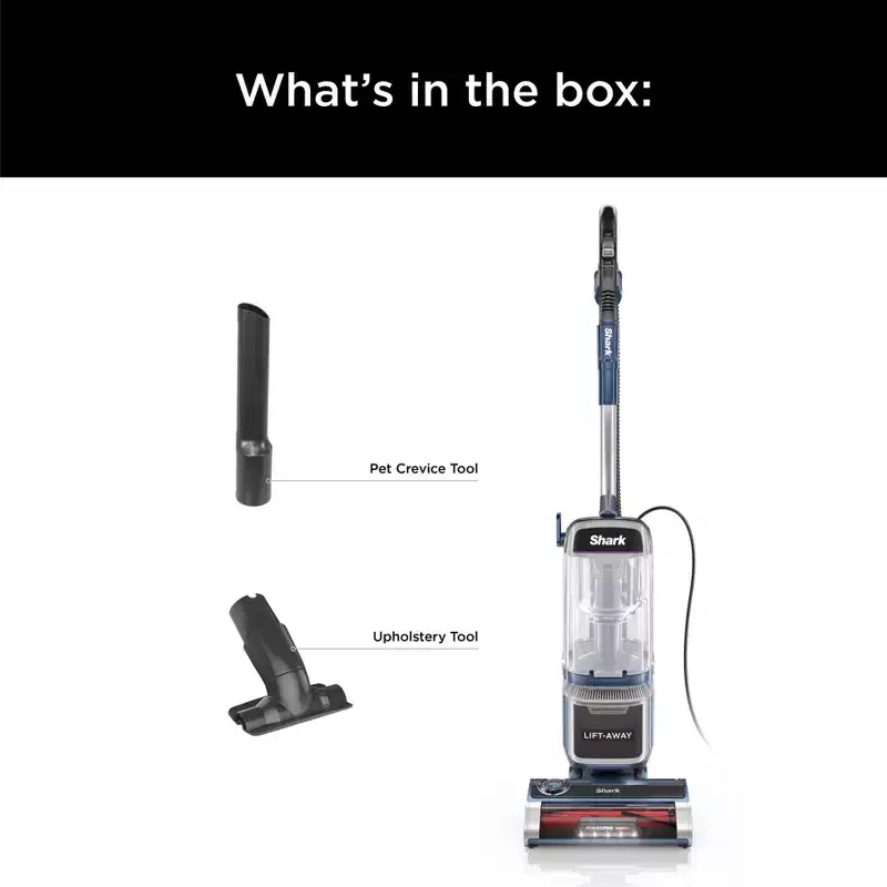 Shark Lift-Away with PowerFins HairPro and Odor Neutralizer Technology Upright Vacuum LA486 12" Cleaning Path