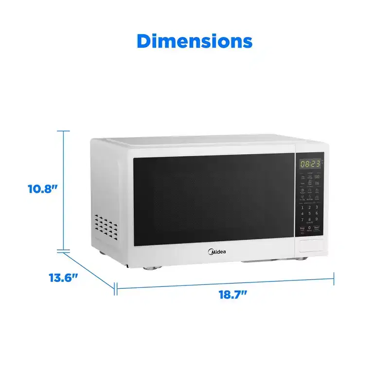 Midea 0.9 cu. ft. Countertop Microwave Oven, 900W