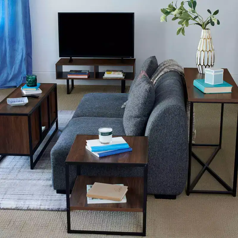 Household Essentials Jamestown TV Stand