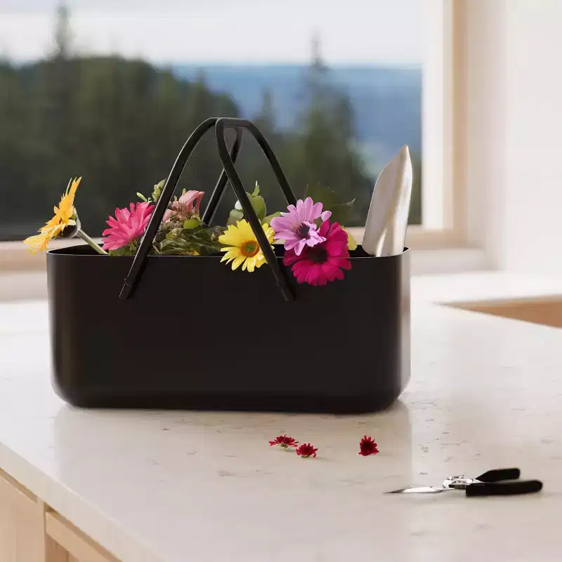 Bloem 14 Metal Garden Tool Carrier, Black