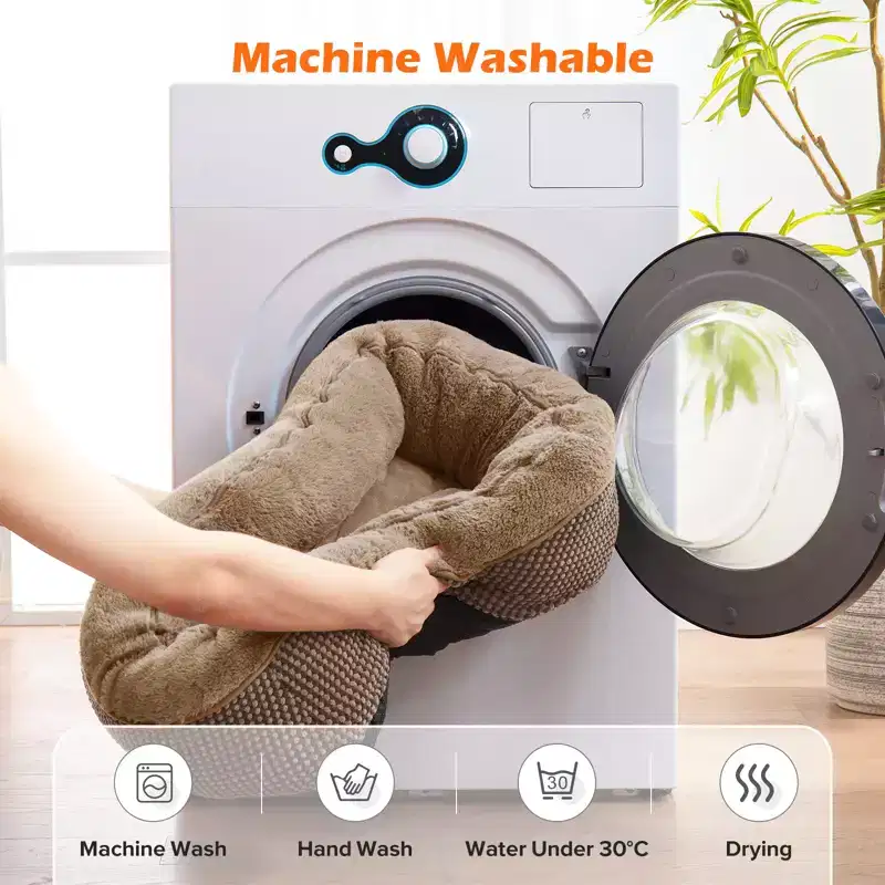 JOEJOY Dog Beds Orthopedic Warming Soft Sleeping Puppy Bed Durable Pet Bed with Anti-Slip Bottom