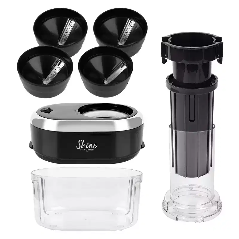 Shine Kitchen Co. Electric Spiralizer  Black