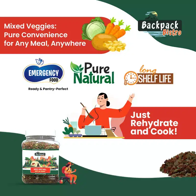 BackPack Bistro Dehydrated Mixed Vegetables