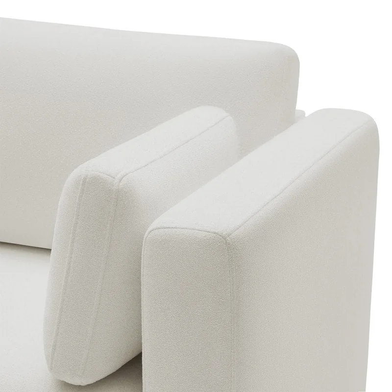 Donna Oversized Modular Sectional Fabric Sofa with Upgraded Wood Base