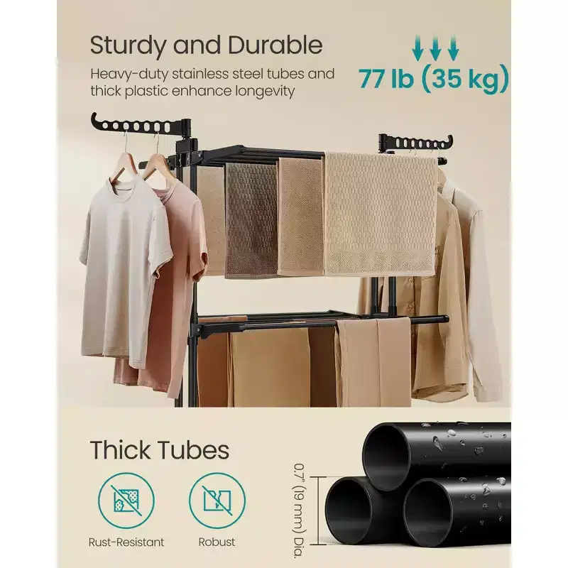 4-Tier Clothes Drying Rack