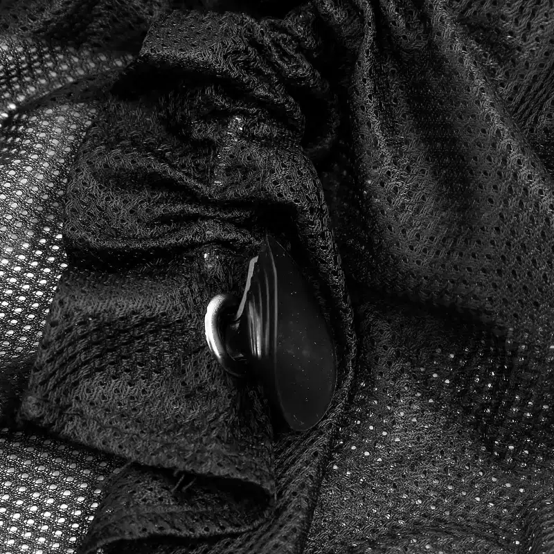 Unique Bargains Car Foldable SunShade Side Window Nylon Mesh Curtain 27.6x16.5 Black 2 Pcs
