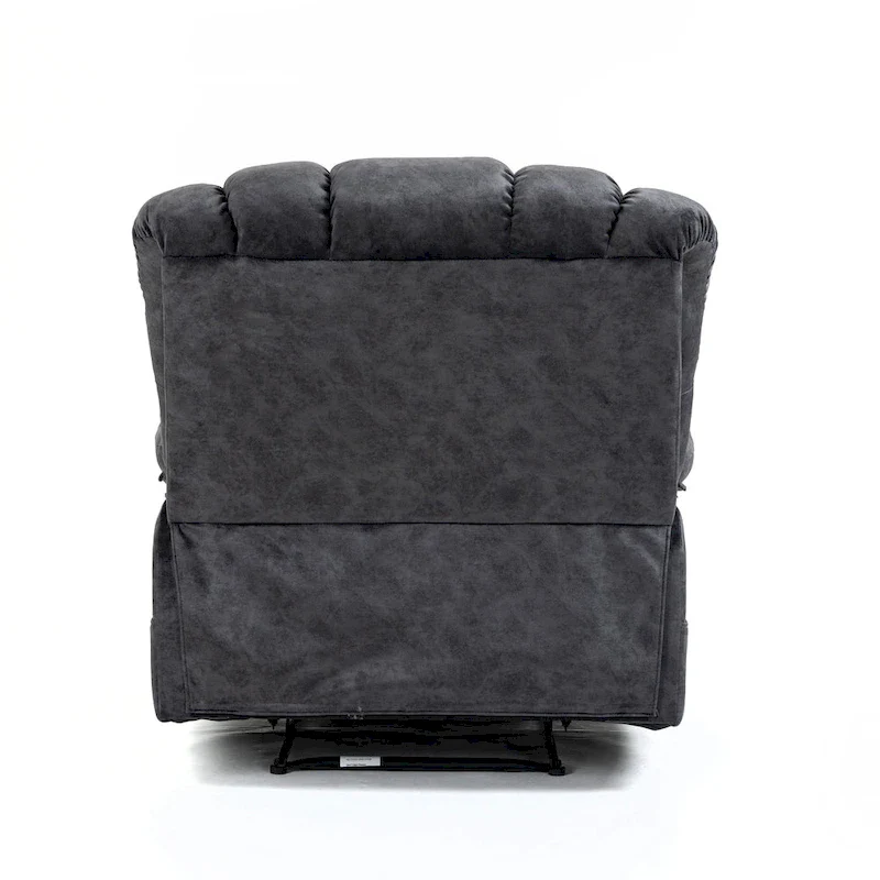 Extra-Large Manual Recliner Chair with Fabric Upholstery