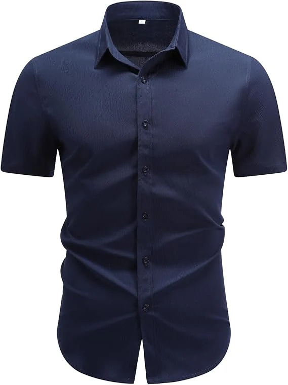 Men's Short Sleeve Button-Down Shirt