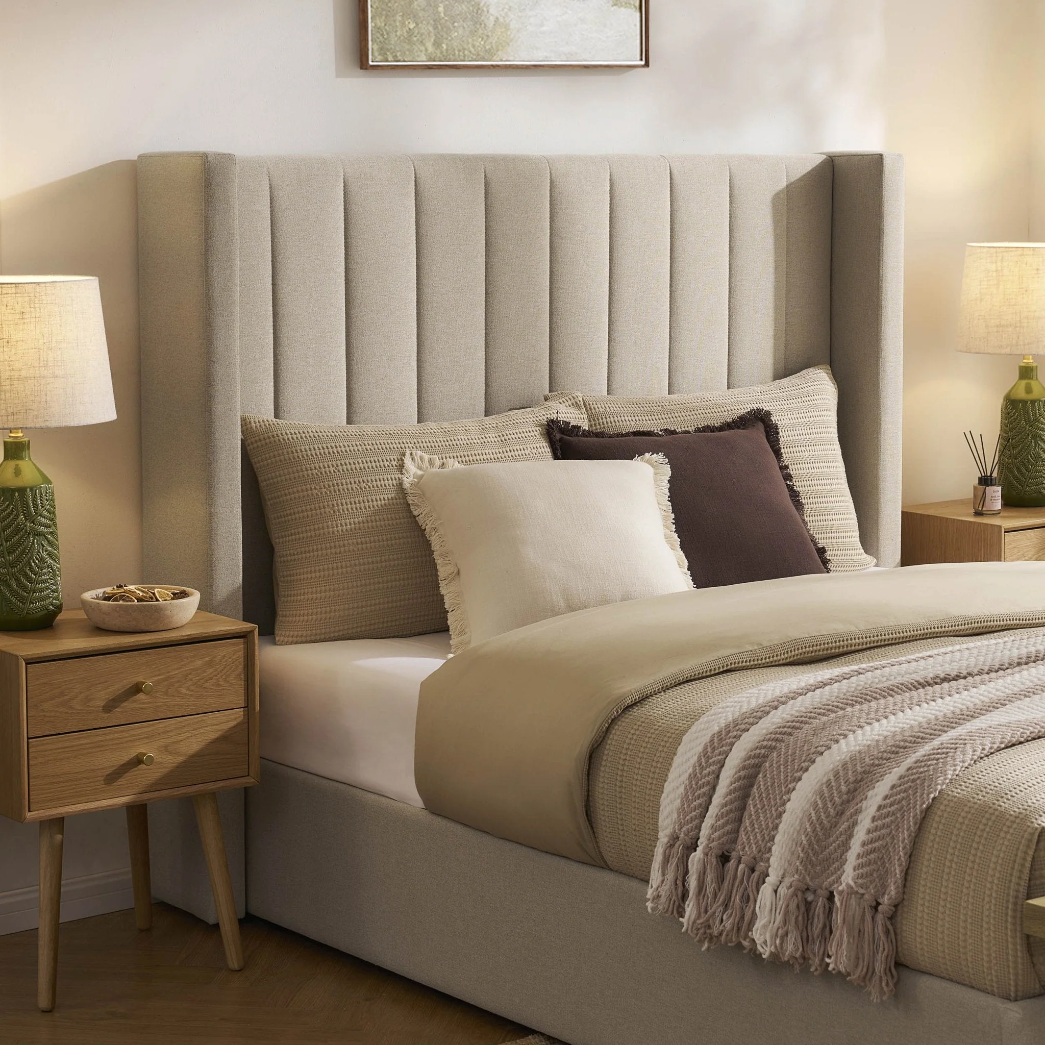 Storage Bed - Oatmeal