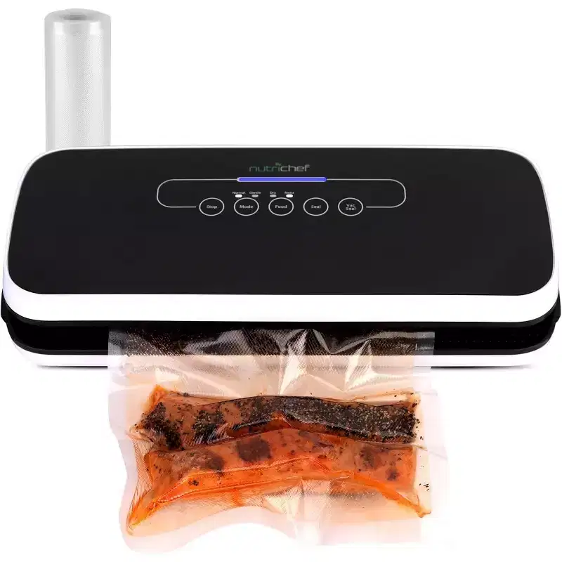 NutriChef PKVS18BK.5 Automatic Food Vacuum Sealer - Black