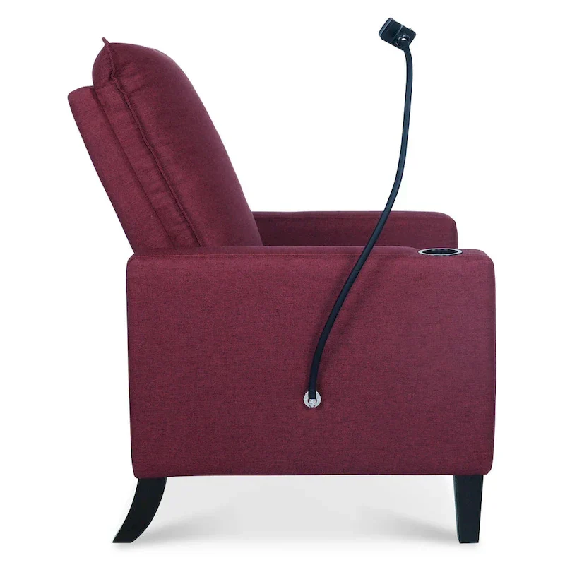 Adjustable Recliner Sofa with Cup Holder and Storage Pocket