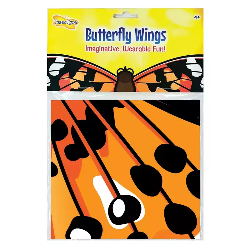Insect Lore Dress-Up Painted Lady Butterfly Wings, Pack of 3