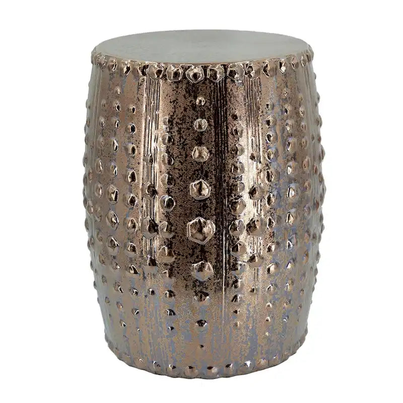 Weathered Style Ceramic Garden Stool - 18