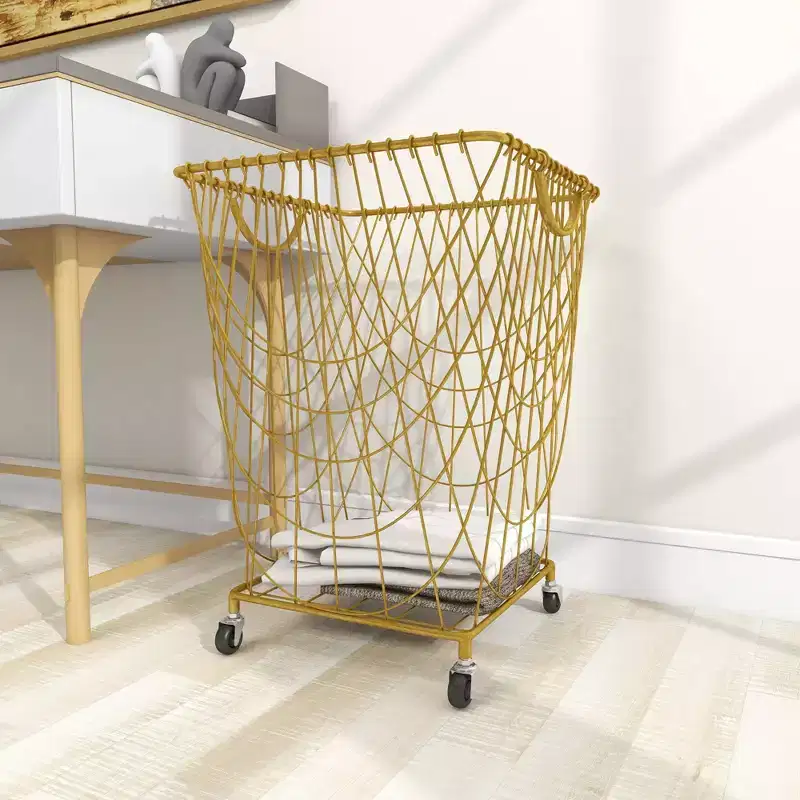 Iron Storage Cart Gold - Olivia & May