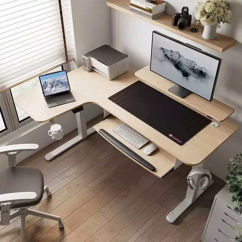 EUREKA ERGONOMIC 60x23 L Shaped Standing Desk with Accessories Set