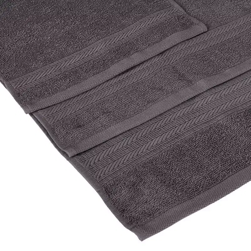 Moda at Home 6pc Marbella Bath Towels Steel Gray