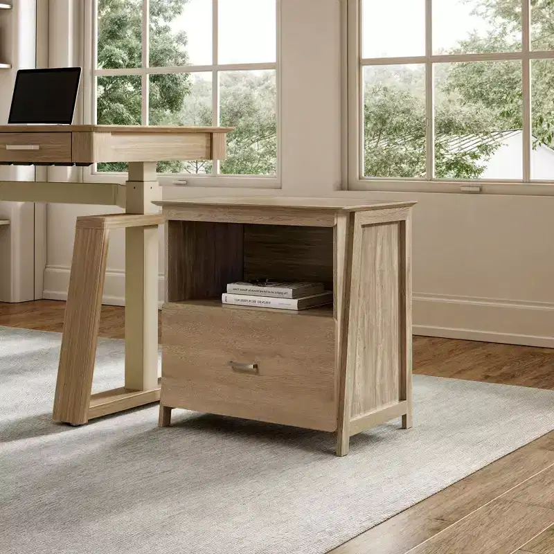 29 Display File Storage Cabinet, Oak