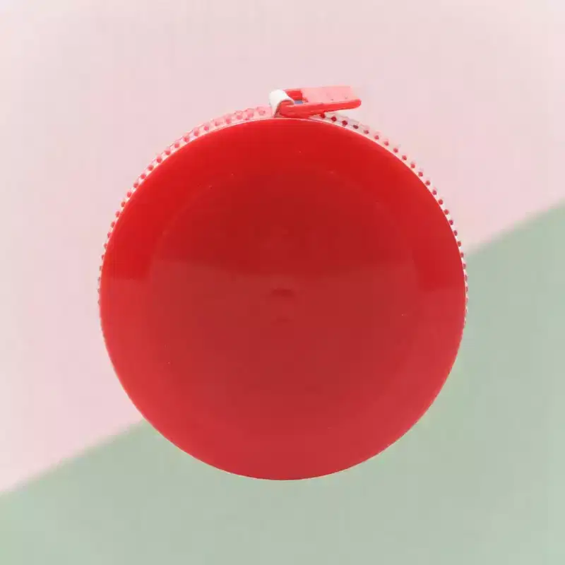 Unique Bargains Measuring Tape 1.5M Push-Button Plastic Tape Measure +/-5% Accuracy Fiberglass 1.57x1.57x0.39 1 Pcs