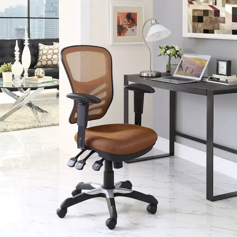 Ergonomic Mesh Office Chair with Adjustable Back & Armrests