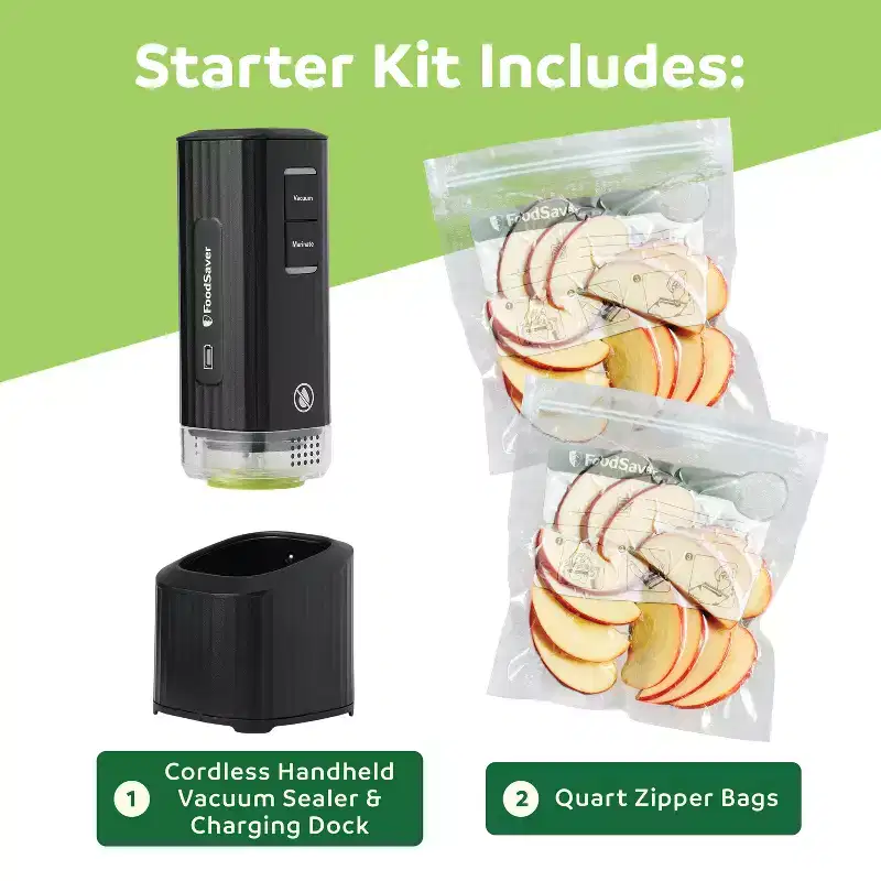FoodSaver Handheld Vacuum Sealer Black