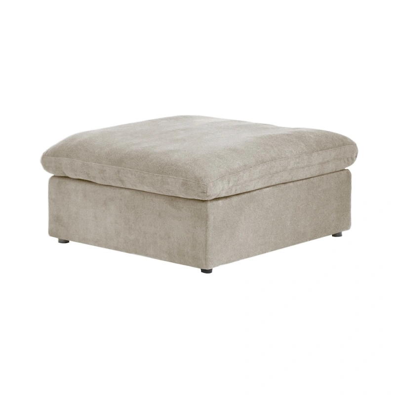 Large Down Filled Corner Sectional Sofa Couch with Ottoman for Living Room Set
