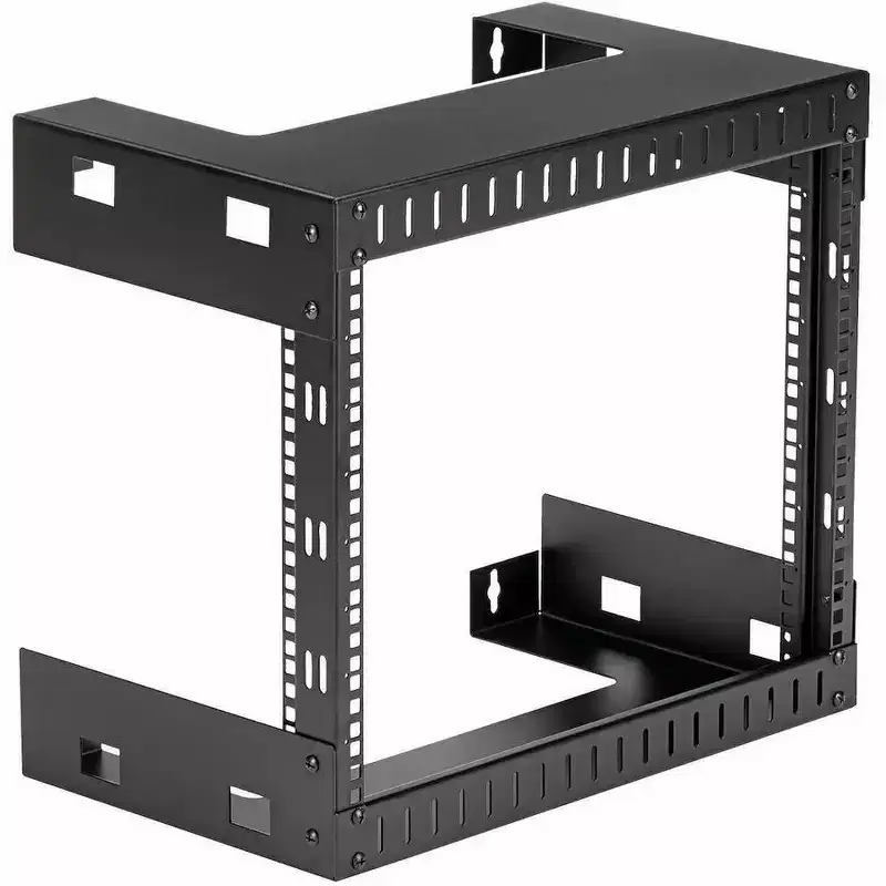 StarTech.com 8U Open Frame Wall Mount Equipment Rack - 12 in. Deep - RK812WALLO