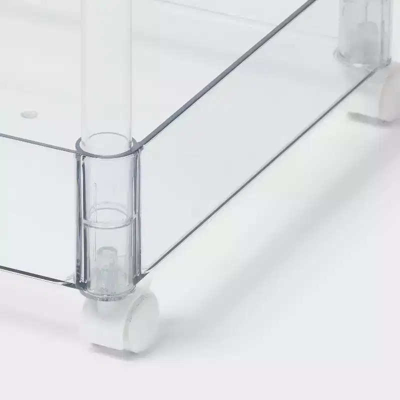 3 Tier Clear Storage Cart