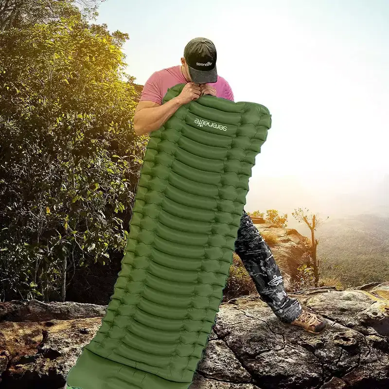 SereneLife Ultralight Sleeping Pad - Portable, Comfortable, and Tear-Resistant