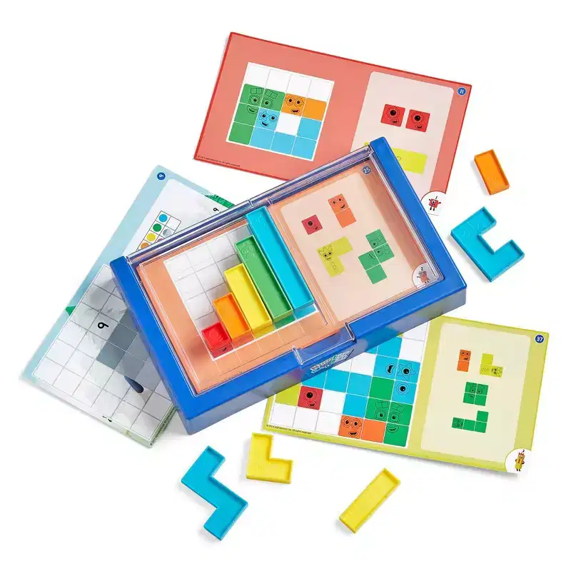 hand2mind Numberblocks Puzzle Solver: Educational Toddler Learning Toy, 42-Piece Plastic Set for Math Skills