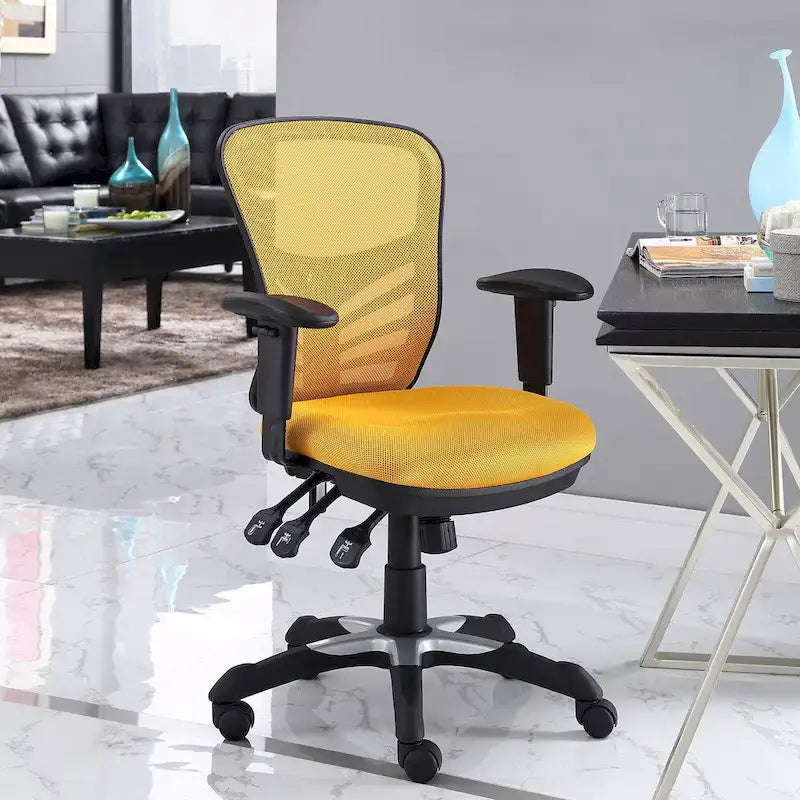Ergonomic Mesh Office Chair with Adjustable Back & Armrests