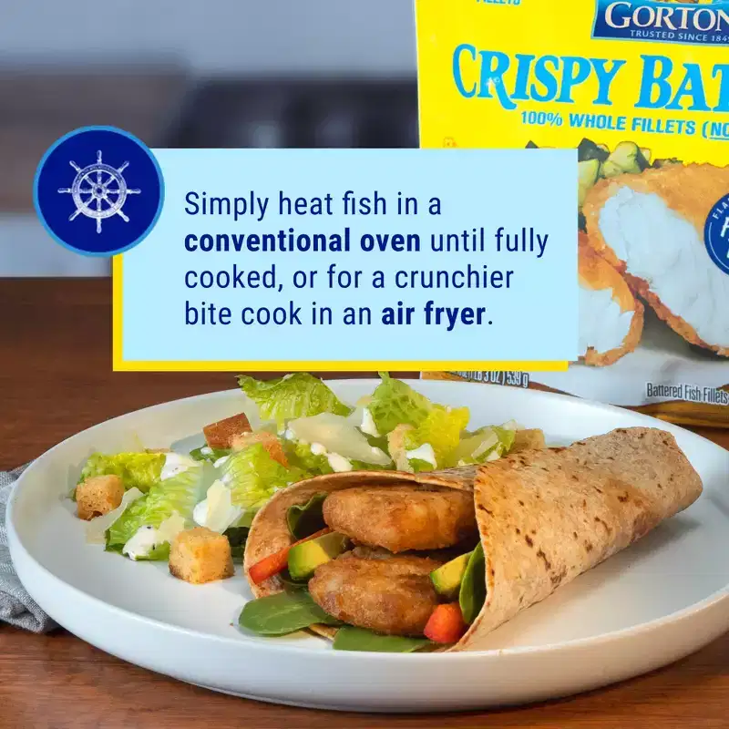 Gorton's Crispy Battered Fish Fillets - Frozen - 19oz/10ct